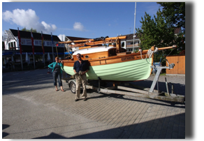 auf dem Trailer auf dem Trailer